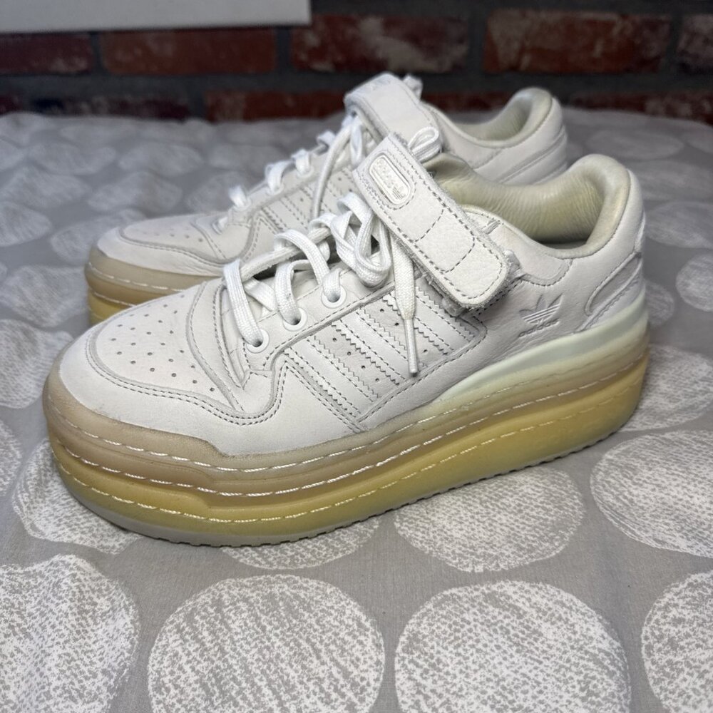 adidas Triple Platforum Low Women's Crystal White GZ8644 Sz 4.5